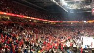 Pogledajte muk u Areni posle trojke Vase Micića za finale Evrolige