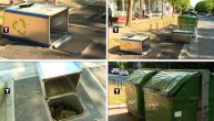 Nepoznati počinioci uništili 16 kontejnera: Šteta oko 3,2 miliona dinara