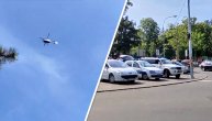 Dva helikoptera nadleću Autokomandu i Marakanu: Policijski psi i konjica blokirali sve