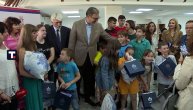 Vučić sa izbeglicama iz Ukrajine u Centru za azil u Vranju