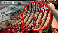 Vođa navijača Norveške se sam čuo bolje od cele Marakane, grmela je njegova truba
