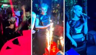 Milica Pavlović napravila nezapamćen spektakl: Goste počastila šampanjcem