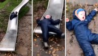Sva sreća da je nosilo dve kape i skafander: Dete izupalo glavu na toboganu