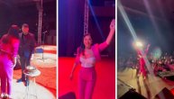 Cecu dočekalo rođendansko iznenađenje na bini na nastupu u Bugarskoj: Pevačica oduševljena