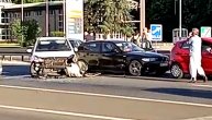 Lančani sudar na auto-putu: Jedno vozilo ostalo bez branika