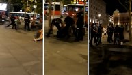 Filmsko hapšenje na Trgu republike: Savladan čovek je prethodno pretio i vitlao noževima