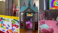 Mama napravila ćerci kućicu za princeze, unutra ima plazma TV i mini frižider