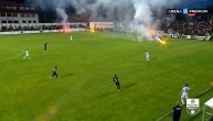 Neočekivani incident u Ivanjici: Posle gola Partizana bačena baklja na teren