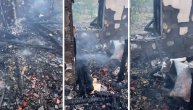 Stravičan snimak kuće koju je progutao požar: Ništa nije ostalo nakon vatrene stihije