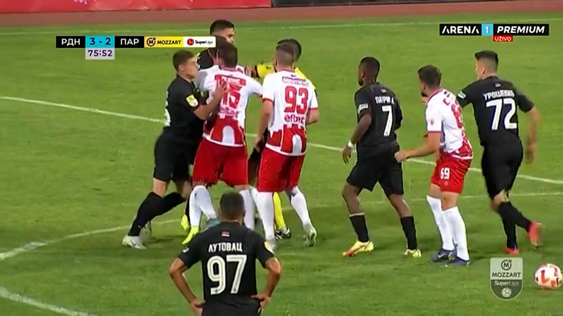 FK Radnicki Nis 3-3 FK Partizan Belgrad :: Resumos :: Videos