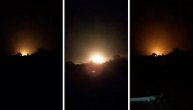 Snimak pada navodno ukrajinskog aviona koji je poleteo iz Srbije: Vatrena lopta pala i eksplodirala