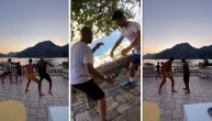Žinga u Kotoru: Đoković vežba ples i brazilsku borilačku veštinu