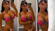 Aleksandra Subotić snimkom iz kupatila budi požudu muškarcima: Tanga bikini tako zategnut da puca