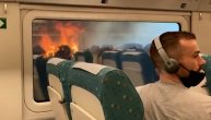 Stravičan snimak voza sa putnicima koji prolazi kroz vatru: Požari divljaju u Španiji