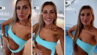 Dalila iz noćnog provoda otišla pravo na bazen i pokazala svoje atribute u tesnom bikiniju