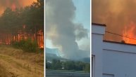 Vatra sve bliža kućama, ugrožene životinje: Veliki požar bukti kod Preševa