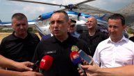 Vulin u Trebinju: Helikopteri će ostati na požarištu sve dok bude potrebe