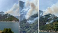 Ne staje požar u Bokokotorskom zalivu: Dim se izdiže sa brda iznad mesta Verige