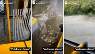 Voda nadire, putnici u panici: Havarija u autobusu tokom nevremena u Beogradu