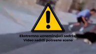 Uznemirujuć snimak: Da li je ovo trenutak krvavog obračuna ispred kluba u Hrvatskoj?