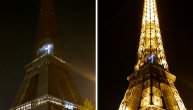 Francuska: Ugašeno osvetljenje Ajfelove kule u čast kraljice Elizabete II