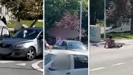 Tuča i surovo prebijanje nasred ulice u Mirijevu: Saputnik pretukao vozača, a potom i prolaznicu