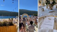 Mlada u prelepoj venčanici i svečani ručak na obali mora: Drugi dan svadbe Đokovića u Crnoj Gori