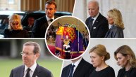 Kralj Čarls III dočekao svetske lidere na prijemu uoči kraljičine sahrane