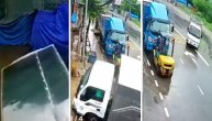 Ala ga je parkirao, svaka mu čast: Vozač kamiona "driftovao" i uterao vozilo u milimetar