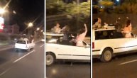 Devojke pevaju na prozoru taksija: Snimak iz noćnog izlaska razbesneo Beograđane