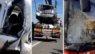 Sudar na Obrenovačkom putu: Autobus udario vozača dok je popravljao auto na putu