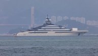 Snimak usidrene superjahte "Nord" sankcionisanog ruskog oligarha u Hong Kongu