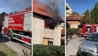 Požar u porodičnoj kući u Novom Sadu: Vatra kulja iz prozora