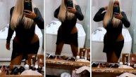 Dara baca u dilemu: Da li je ovo haljina bez gaćica ili ima bodi?! Pozadina joj se vidi svakako