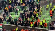 Frka na kraju meča u Budimpešti: Mađari prišli Delijama i zvali ih na tuču