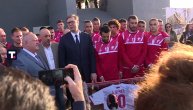 Vučić obišao radove na gradnji stadiona u Leskovcu