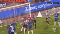Partizan za 15 minuta stigao do 2:0: Pantić centrirao iz kornera, Rikardo prosledio loptu u mrežu