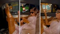 Ana Nikolić u svom elementu: Bahatila se u autu, dizala noge ne sedišta i prozor, sevnule i gaćice