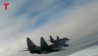 Srpski MIG-29 u pratnji predsednika Azerbejdžana