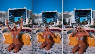 JK u brutalnom bikiniju i sa vrelog peska poslala Piskiju poruku