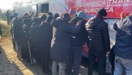 Snimak hapšenja migranata u Horgošu