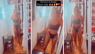 Milica Dabović u tangama pokazuje kako je zategnuta posle treninga: Pred ogledalom okrenula pozadinu