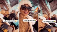 Lidija "kulira" Cecu: Pevačica kao ruska princeza sa šubarom a u ruci drži skupocenu Luj Viton tašnu