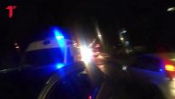 Snimak haosa u Teodora Drajzera: Dvojica povređena u sudaru, kola smrskana, saobraćaj u kolapsu