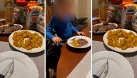 Mali Željko večera kao veliki: Daj mesa i krompira