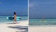 Nauljena Jelisaveta se skinula u bikini, vrelija od Maldiva:Isklesani trbušnjaci, ali bukvalno