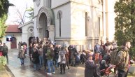 Bogojavljenjska litija ispred Hrama Svetog Đorđa na Banovom brdu