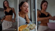 Anja Bla pokazala svoje umeće u kuhinji: Evo kako influenserka sprema svoj "doručak" u 1 popodne