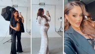Prvi snimci trudne Ane Korać: Starleta se snimala u više kombinacija