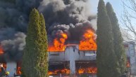 Gume pucale, objekat planuo za nekoliko minuta: Snimci požara sa Galenike